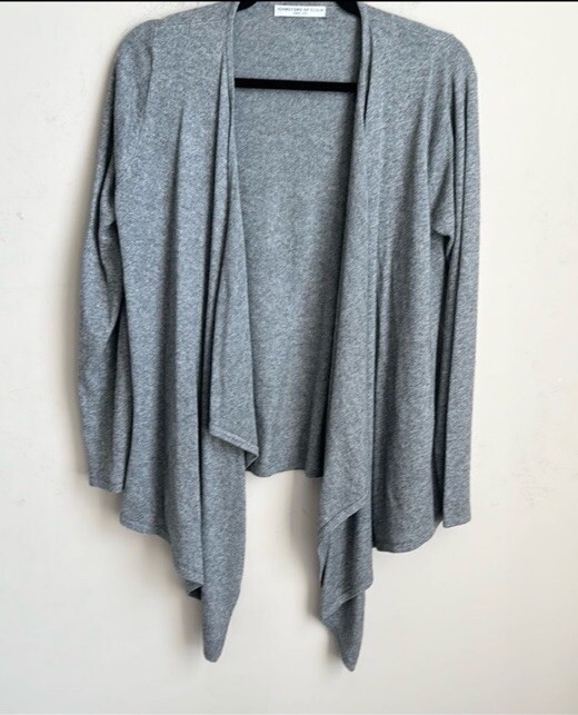 Johnstons of Elgin Waterfall Cashmere & Silk Cardigan Sweater S