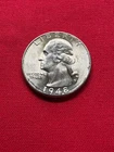 1948 D WASHINGTON QUARTER 40 COIN ROLL UNC TO CHOICE UNC PLUS FREE SHIPPING