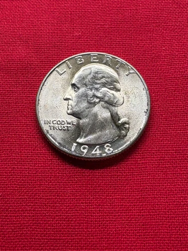 1948 D WASHINGTON QUARTER 40 COIN ROLL UNC TO CHOICE UNC PLUS FREE SHIPPING