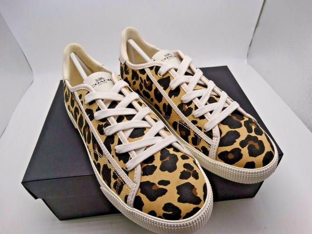 coach leopard sneakers