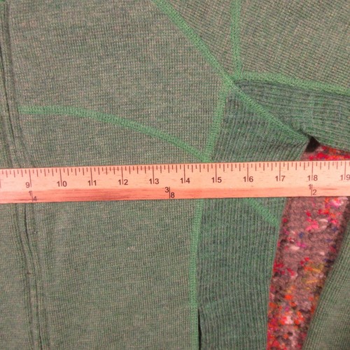 Mountain Hardwear Wool Blend Hoodie Sweater Women Medium Green Full Zip - Picture 8 of 11
