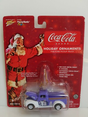 Rare Johnny Lightning Coca-Cola 1940 Ford Pickup Truck White