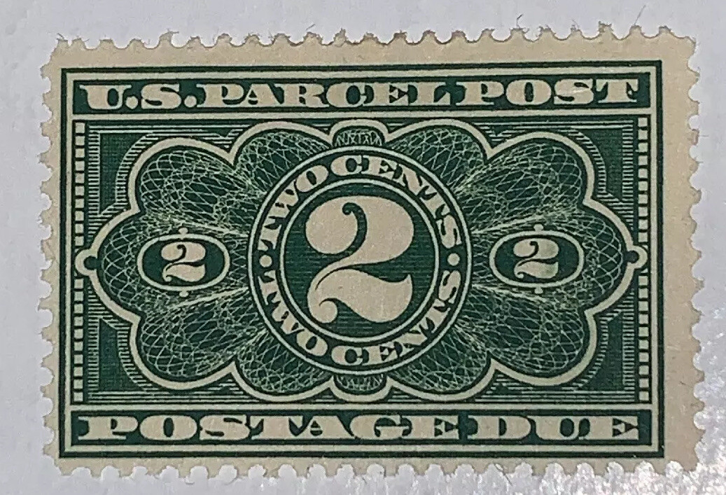 Travelstamps: 1912 US Stamps Scott #JQ2 2¢, Parcel Post Postage Due, MOGH, Mint
