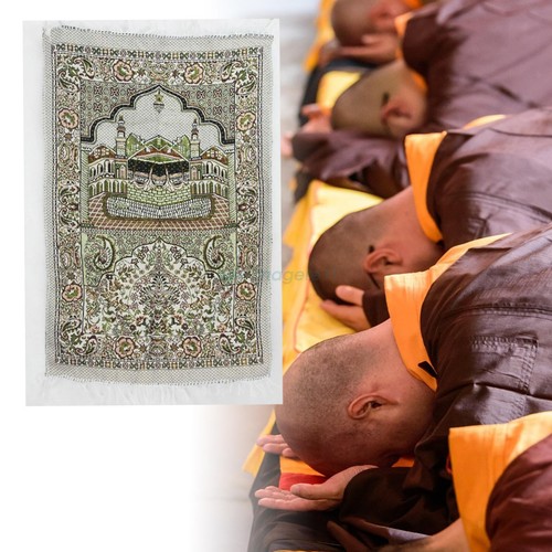 AU Islamic Prayer Mat Muslims Mat Thick Soft Prayer Rug for Eid Travel Ramadan - Picture 39 of 50