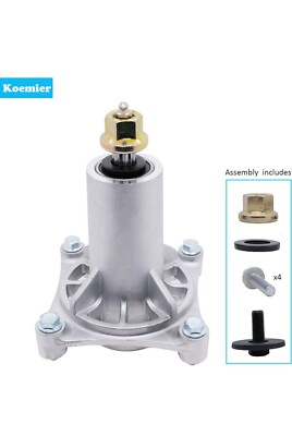 Mower Deck Spindle Assembly Replace Husqvarna 532187292 532192870 4 bolt mount 