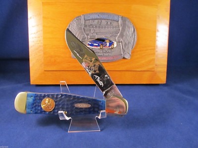 1990 Case Bill Elliott BC61050 Cokebottle Knife Mint In Oak Case Gorgeous Emblem