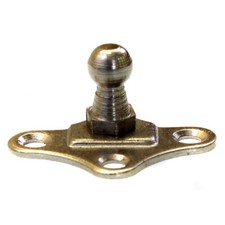 Gas Strut Bracket 3 Hole Flat Zinc Plate