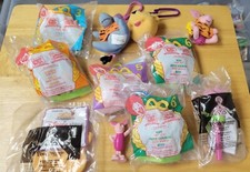 McDonald's Winnie The Pooh Soft Clips Happy Meal Toys NIP 1999 Set of 8 extra