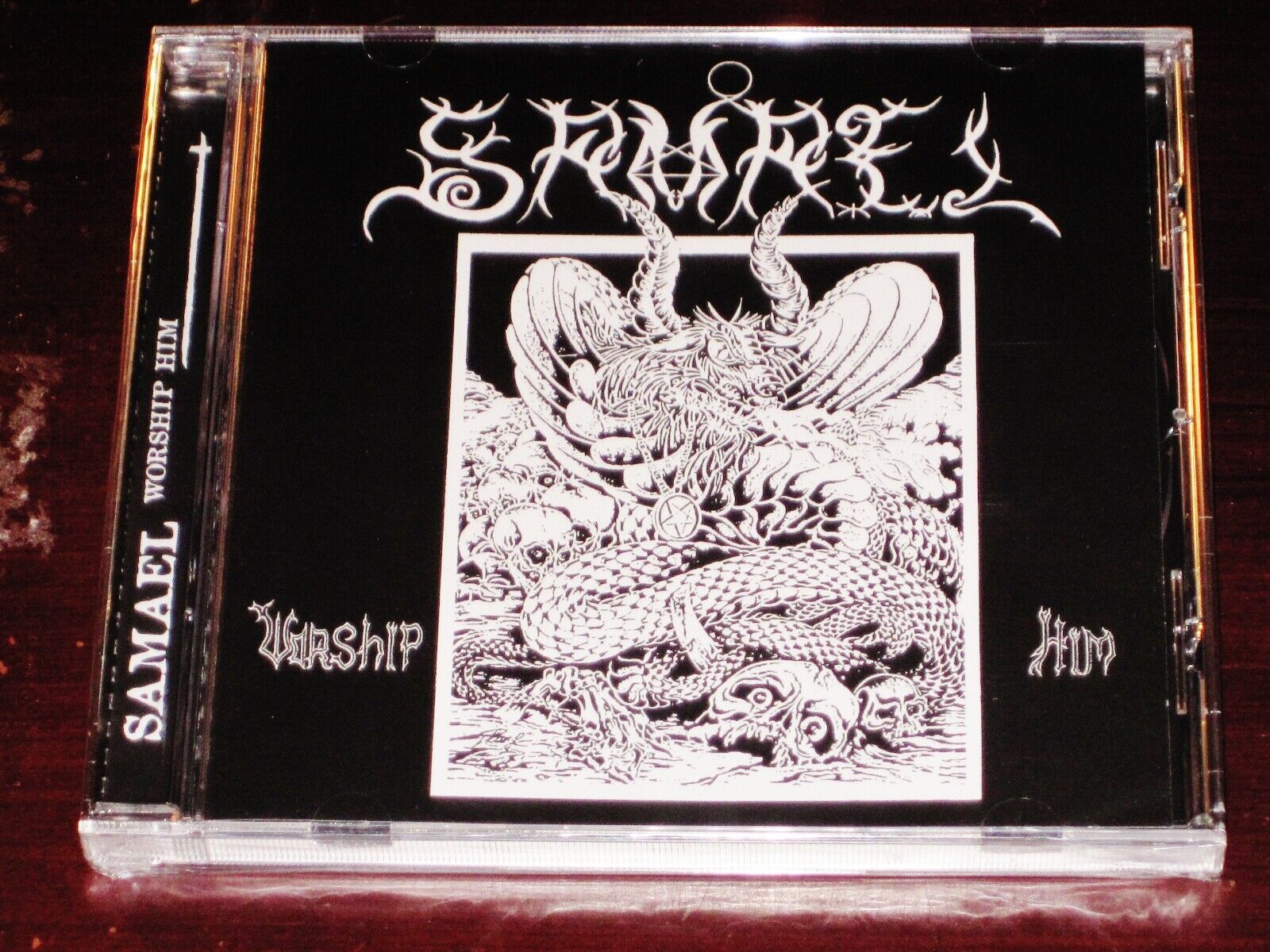 Samael: Worship Him CD 2020 Osmose Productions France OPCD001-666 Jewel Case NEW