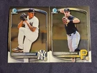 2-Card Lot Konnor Griffin Carlos Lagrange Bowman Chrome