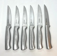 6 Piece Sabatier Stainless 9” Steak Knives
