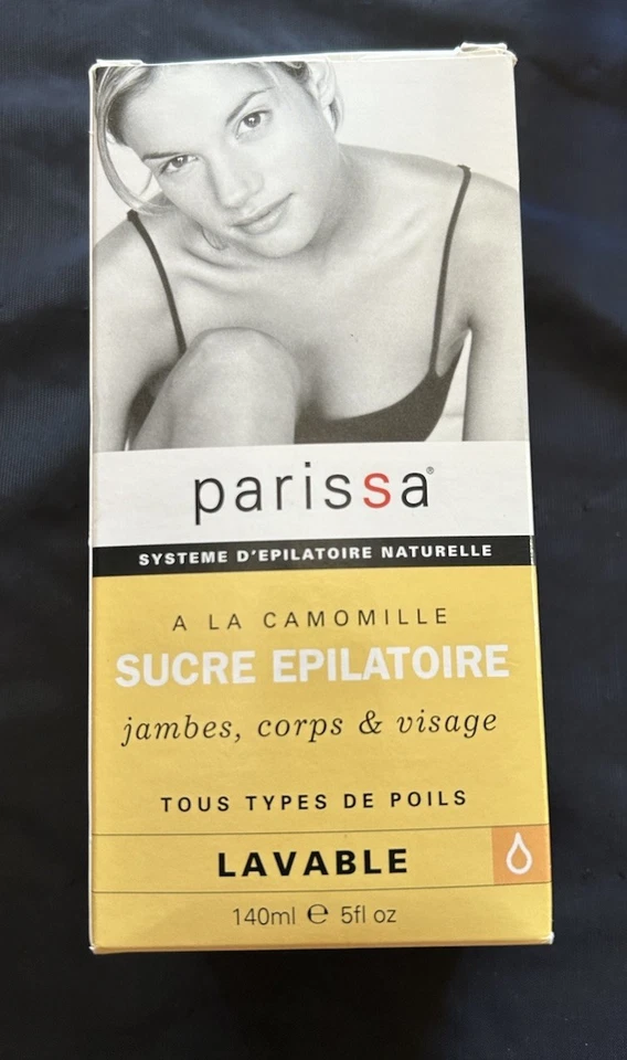Sistema de depilación natural de azúcar corporal manzanilla Parissa piernas cuerpo cara nuevo 5 OZ Foto 3 de 4