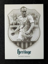 2023 Futera Unique World ANDRES INIESTA 27/35 Aqua Heritage #HG110