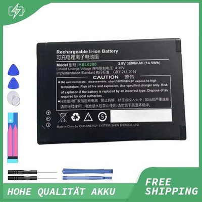 3800mAh 3.8V HBL6200 Lieferscanner Allzweckbatterie für Urovo I6200A