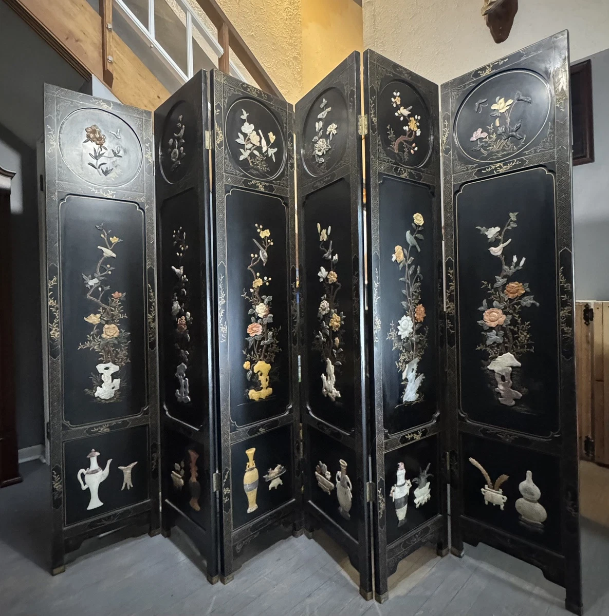 Chinese Screen Room Divider In other Chinese Antiques for sale | eBay