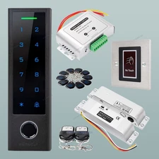HOMSECUR Weatherproof IP66 APP WIFI Fingerprint PIN Access Control Touch Keypad