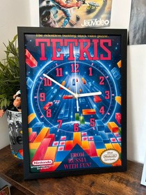 Horloge retrogaming Tetris Nes Cover Theme
