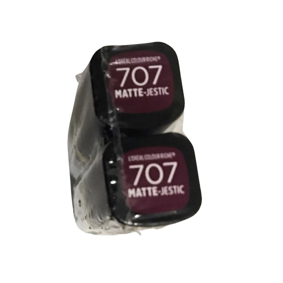 Pack of 2 L'Oreal Paris Colour Riche Matte Lipcolour, Matte-Jestic #707 - Image 4 of 4