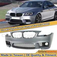 Front Bumper Cover For BMW 5 Series 2014-2016 F10 LCI Sedan M5 Style Conversion