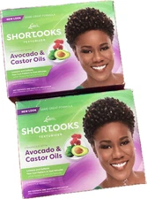 Luster's Short Looks Texturizer Avocado & Castor Oils Loosens and Softens 2 PK