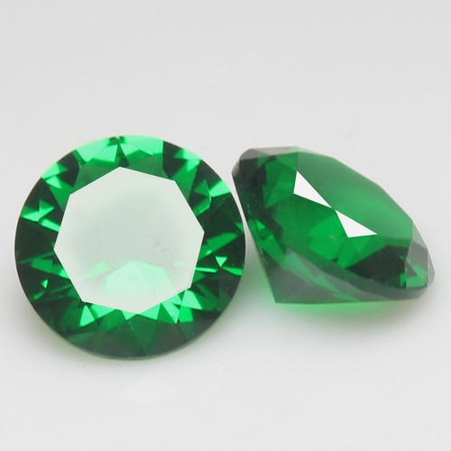 Natural Certified MUZO Colombian Green Emerald 7.00 MM Round Pair Loose Gemstone
