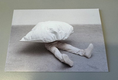 Erwin Wurm Private Invite Exhibition Card Paris 2026