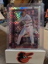 2025 Topps Chrome Caden Dana #245 X‑Fractor Rookie Mega Box Exclusive Angels RC