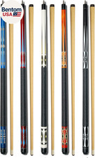 Set of 5 Pool Cues New 58" Billiard House Bar Pool Cue Sticks GJ-1 GJ-5