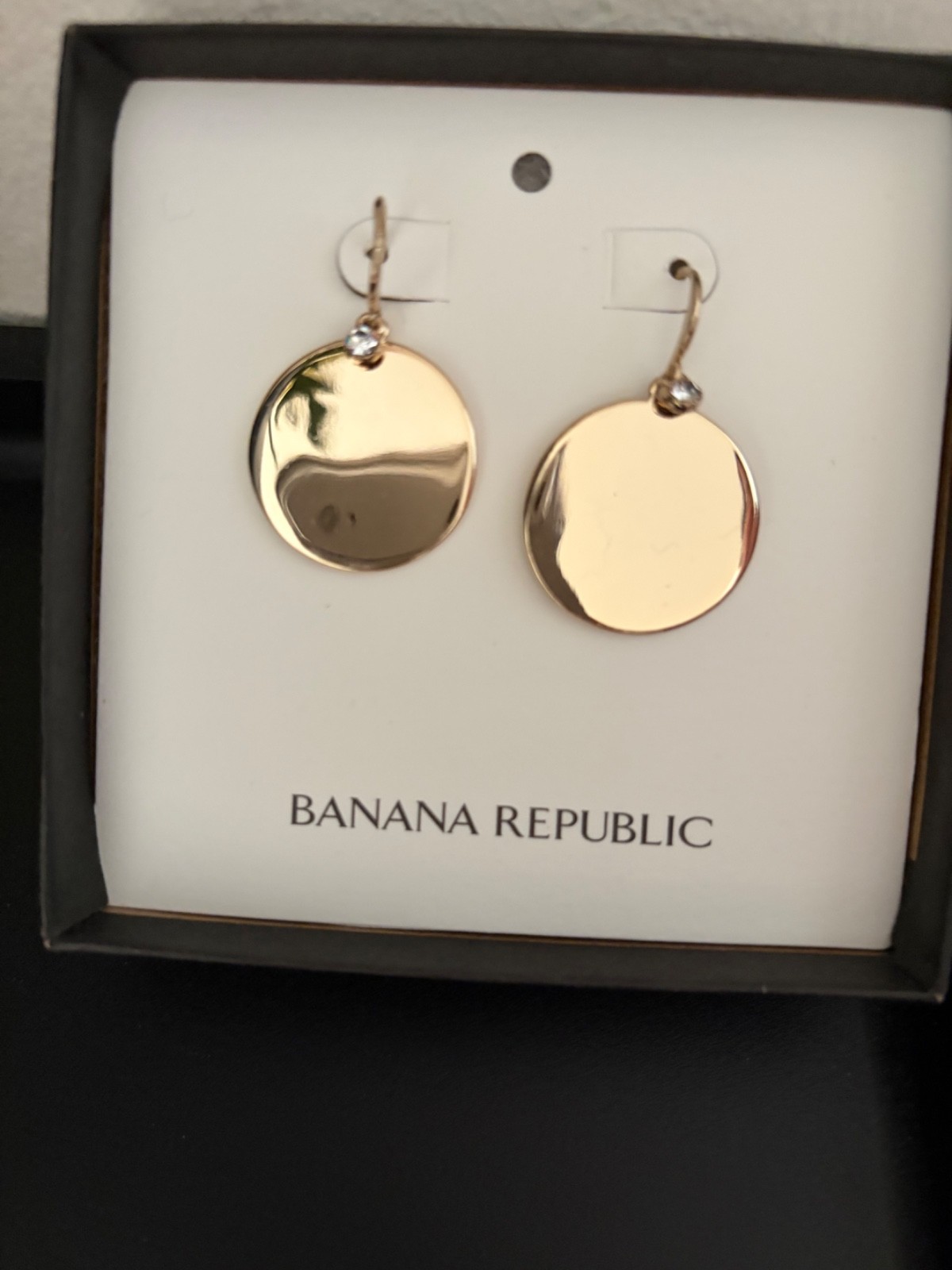 New Banana Republic Gold Tone Earrings