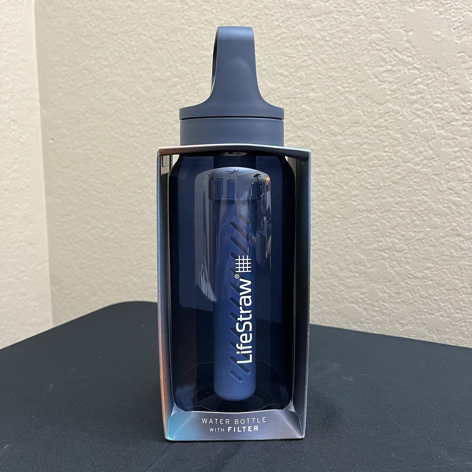 NEW LifeStraw Go Series 1L Water Bottle w/ Filter Aegean Sea