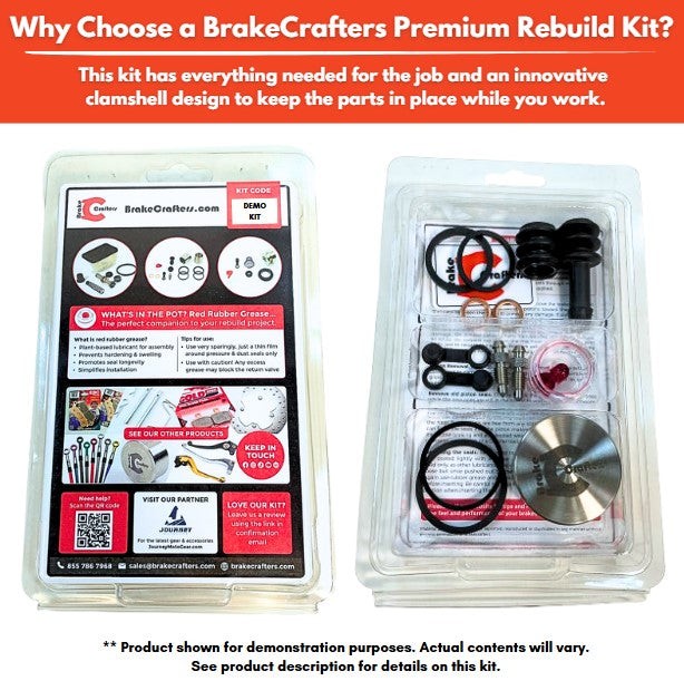 Brake Caliper Seal+Stainless Steel Piston Kit for 1983 1984 Honda