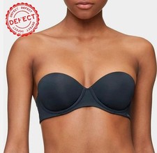 NWD Calvin Klein Perfectly Fit Strapless Convertible Push-Up Bra Black 32B
