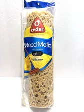 O Cedar Wood-Matic 11.5" Roller Mop Refill For Wood Floors New Sealed