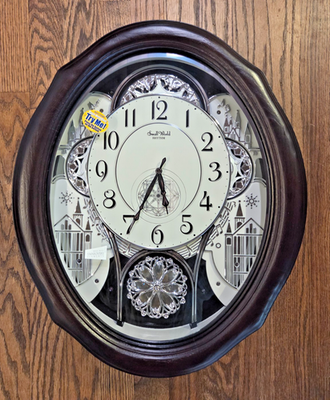 RETIRED AMERICAN GALA ESPRESSO SMALL WORLD RYTHM CLOCK WITH