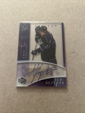 2007-08 Upper Deck Trilogy Ice Scripts Anze Kopitar #IS-AK Angeles Kings Auto