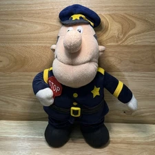 Stuffins Frosty The Snowman Traffic Cop Plush Stuffed Doll Plush 1999 14”