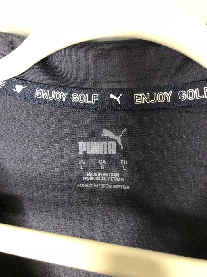 彪马女式 Cloudspun Coast 无袖 Polo 尺寸 L 黑色 DE-91074 — 第 2/4 张图片