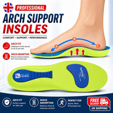 Heavy Duty Orthotic Arch Support Insoles, Shock Absorbing Orthopedic insoles New
