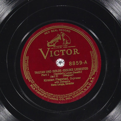 KIRSTEN FLAGSTAD Tristan Und Isolde - Isoldes Liebestod VICTOR RED SEAL 8859 VG-