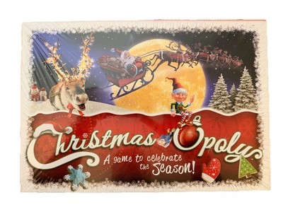 Christmas-Opoly Family Board Season Game Tradition Play 2-6 Players Ages 8+ New!