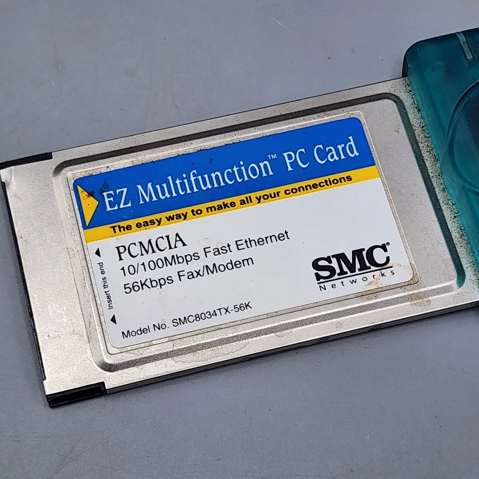 SMC EZ Mulrifunction PC Card - FastEthernet & 56k modem - Image 2 of 4