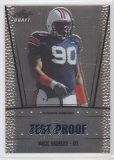 2011 Leaf Metal Draft Test Proof Unsigned 6/10 Nick Fairley #RC-NF1 1j6