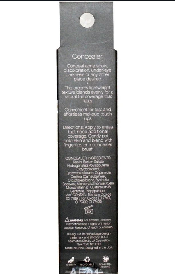 Pack de 2 e.l.f. Corrector Cremoso Ligero Barra Marfil 83171 Descatalogado SELLADO Foto 4 de 4