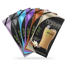 Chike High Protein Iced Coffee Sampler Pack, 20 G Protein, 2 Shots Espresso,... 