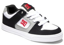 DC - Kids Pure Shoes | White Black Red Size 4...