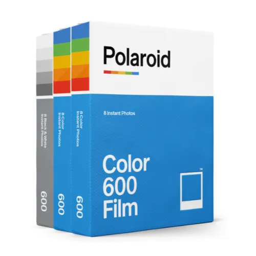 Pack triple película instantánea Color 600 para Polaroid