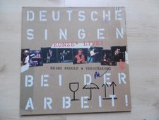 Heinz Rudolf Kunze autograph signed LP cover "Kunze Live!" Vinyl