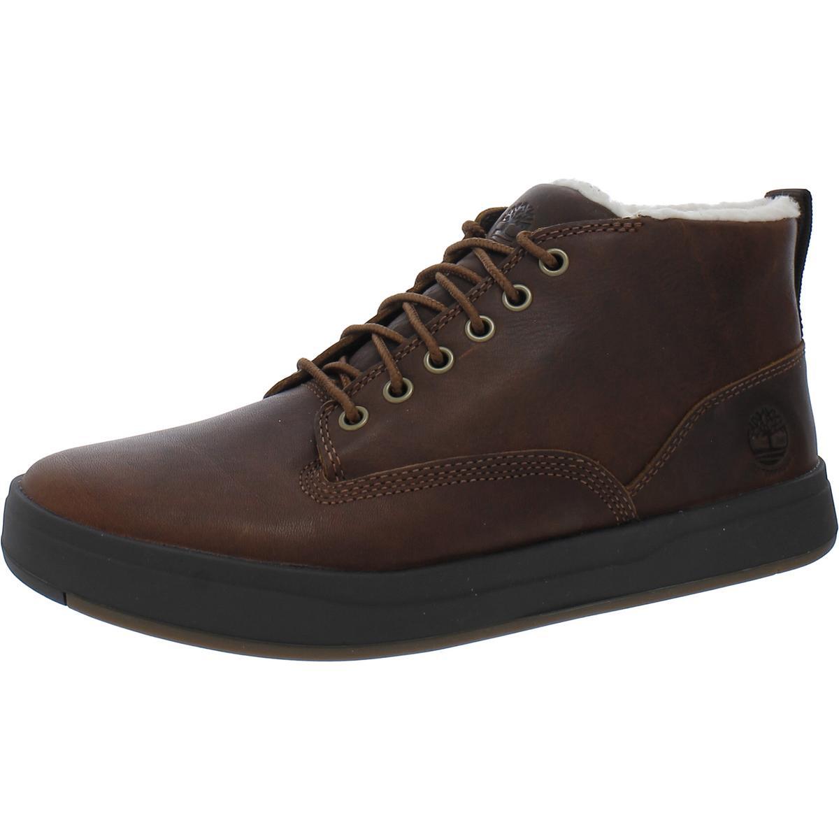 Timberland Mens Davis Square Brown Chukka Boots Shoes 8 Medium (D) BHFO