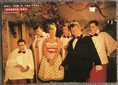 KIM WILDE, MEL SMITH, CURIOSITY KILLED THE CAT - 1987 full page magazine poster