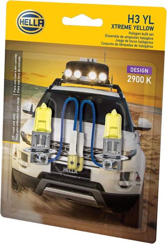 H3 YL Twin Blister Xtreme Yellow Bulb (12V 55W), 2 Pack - Picture 3 of 12